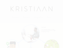 Tablet Screenshot of kristiaan.nl
